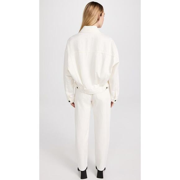 Slvrlake Detroit Trucker Jacket - Xs - White - Picture 2 of 6